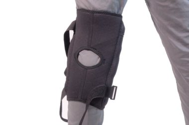 Knee Brace Being Applied